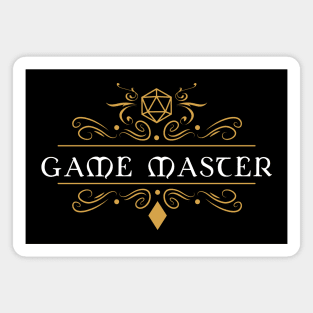 GM Tabletop Game Master Nerdy Gift Idea Magnet